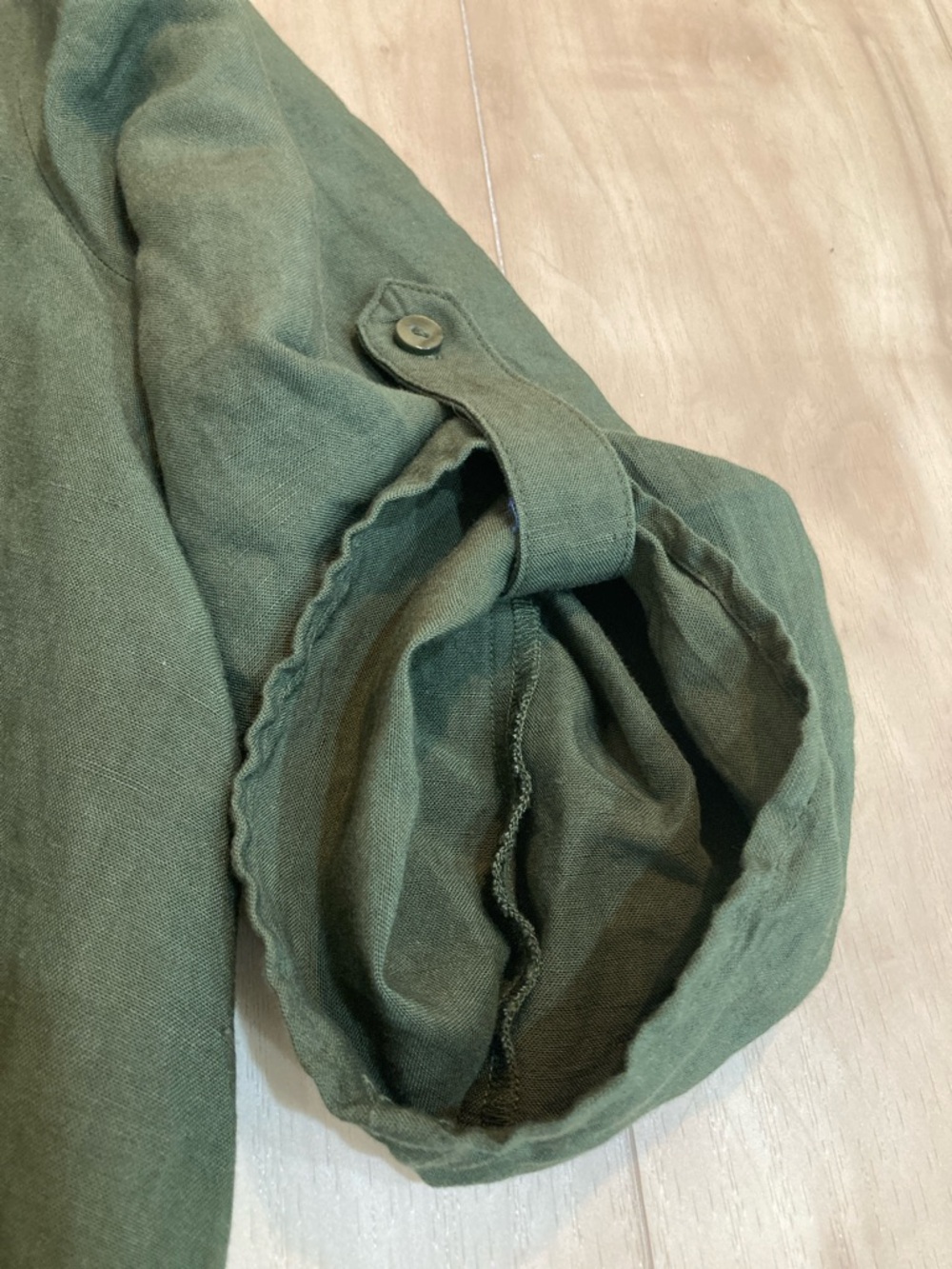 Linen blend twist blouse - Picture 4 of 11
